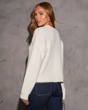 Billie Pom Yuvarlak Yaka Kazak