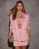 Home To You Saten Blazer