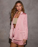 Home To You Saten Blazer