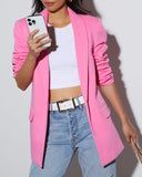 Işıltılı Pamuklu Cepli Blazer