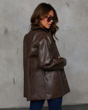 Better Days Deri Düğmeli Ceket