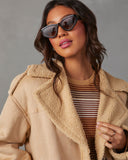 Hobbes Sherpa Astarlı Süet Cepli Mont