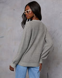 Sonbahar Kucaklaşması İşlemeli Kontrast Hırka