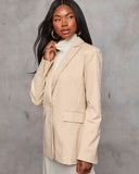 Giving Joy Standart Tek Düğmeli Blazer