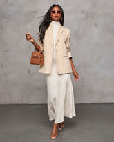 Giving Joy Standart Tek Düğmeli Blazer