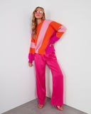 Sana Takılı Kaldım Çizgili Örgü Kazak