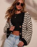 Berklen Çizgili Triko Hırka