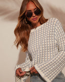 Amani Geniş Kollu Gingham Kazak