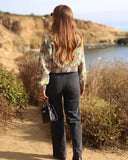 Bahçe Fantezi Çiçekli Goblen Ceket