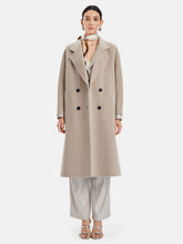 Vintage Şık Kaşmir Karışımlı Kaban