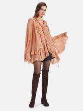 Fransız Fırfırlı Peplum Üst