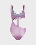 Sueña™ Mor Payetli Kesikli Bikini Seti