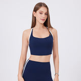 Beyaz Askılı Bra Spor Sütyeni