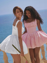 Mara Bel Oturmalı Puf Mini Elbise