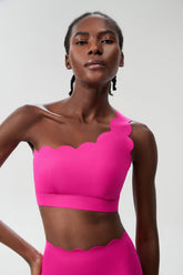 Taraklı Tek Omuz Spor Bra