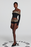 Ophelia Leopar Şort