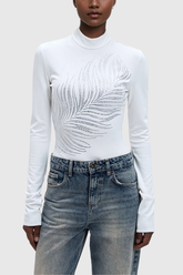 Quentin Taşlı Bodycon Bodysuit