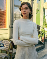 Solid Mock Neck Slim Fit Tişört