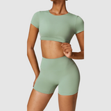 Kısa Kollu Crop Üst