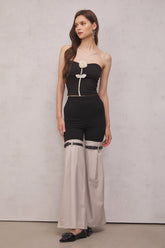 Willow Deconstruct Bej Pantolon