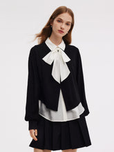 Önden Yırtmaçlı Örgü Üst Ve Kolsuz Gömlek İki Parçalı Takım