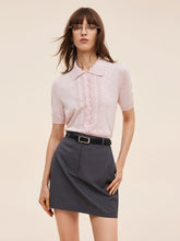 Esnek Yaka Kadın Kazak Örgü Üst