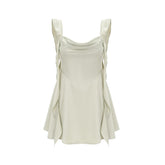 Sueña™ Karina Sütyen Dolgulu Saten Mini Elbise