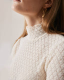 Çiçekli Şeffaf Örgü