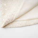 "Manon Charm" Açık Mavi Işıltılı Tweed Mini Elbise