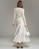 Bej Elastik Bel Doğal Belli Denizkızı Etek