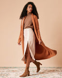 Sueña™ Yüksek Bel Yan Yırtmaçlı Tüvit Etek