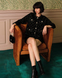 Sueña™ Baklava Desenli Hırka Ve Mini Etek Takım