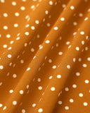 Sueña Sarı Puantiyeli Fırfırlı Anvelop Elbise