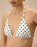 Sueña™ Puantiyeli Üçgen Bikini Üstü