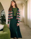 Sueña™ Yuvarlak Yaka Fitilli Triko Kazak