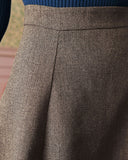 Sueña™ Kahve Yüksek Bel Tüvit Etek