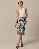 Sueña™ Beyaz Yakalı Düğmeli Kolsuz Gömlek