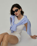 Sueña Beyaz Dantelli Yüksek Belli Şort