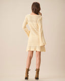 Sueña™ Kadın Kayısı Kesik Örme Kazak Elbise