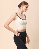 Sueña™ Bej V Yaka Yoga Atlet - Hafif Destek