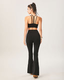 Sueña™ Siyah Yüksek Bel Şık Tayt