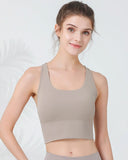 Sueña™ Haki İ-Back Yoga Atleti - Hafif Destekli