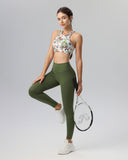 Sueña™ Çiçekli X-Cross Kolsuz Bluz