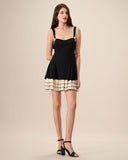 Sueña Kadın Siyah Bodycon Örme Mini Elbise