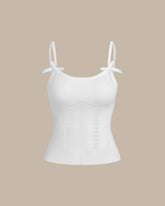 Sueña™ Bettydress - Beyaz Fiyonklu Cami Üst