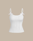 Sueña™ Bettydress - Beyaz Fiyonklu Cami Üst