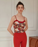 Sueña™ Kırmızı Çiçekli Camiş - Orta Destek