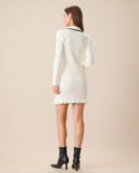 Sueña™ Kadın Bej Kontrast Tek Sıra Düğmeli Hırka