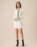 Sueña™ Kadın Bej Kontrast Tek Sıra Düğmeli Hırka