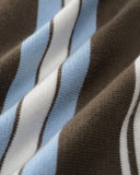 Kahverengi Çizgili V Yaka Örgü Hırka